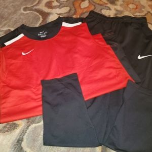 Nike pants and Dri Fit shirt to match